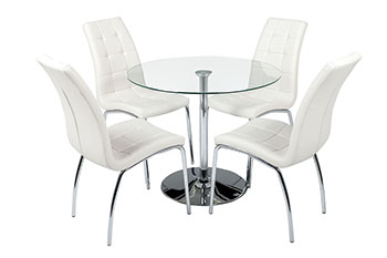 Home Dining Sets Table And 4 Chairs Verona Round