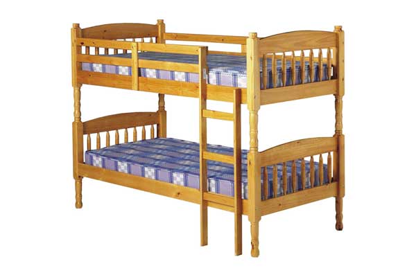 albany pine bunk bed