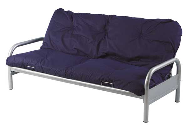 metal action futon sofabed