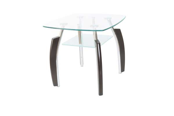elena lamp table - clear