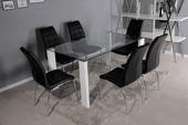savona table + 6 chairs 