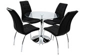verona round table+4 chairs 