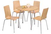 owl round table + 4 chairs