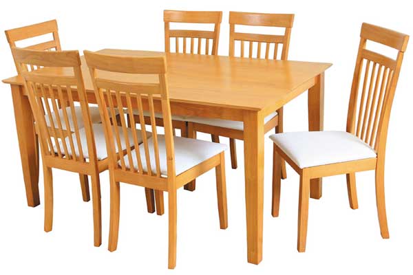 shaker table + 6 chair