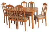 berkeley table + 6 chairs
