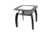 elena lamp table - black