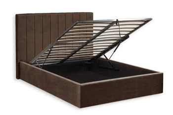 aiden chocolate ottoman