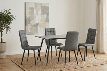 roma table + 4 chairs