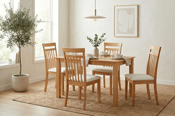 shaker table + 4 chairs