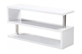 charisma tv stand white