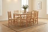 malaya table + 6 chairs