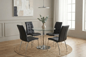 verona round table+4 chairs 