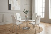 verona round table+4 chairs 
