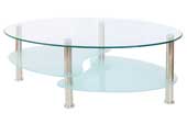 cara coffee table - clear